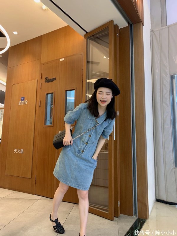 安福相册 哇!男一又友说我穿牛仔裙真实绝了小个子OOTD